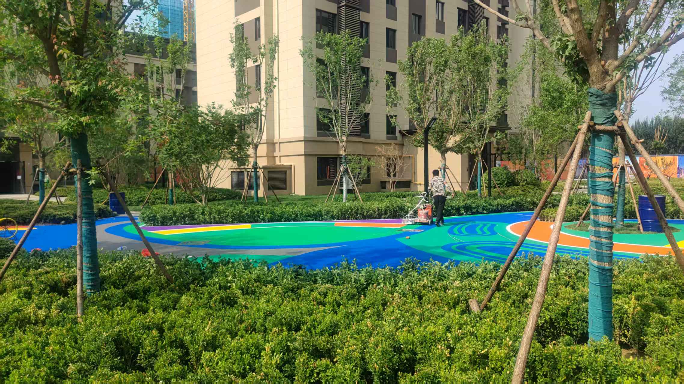 绵阳市塑胶地坪复合型塑胶跑道 - 价格